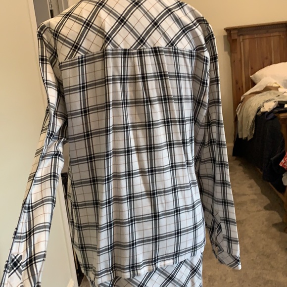 Two JJill flannel tops - Picture 8 of 9